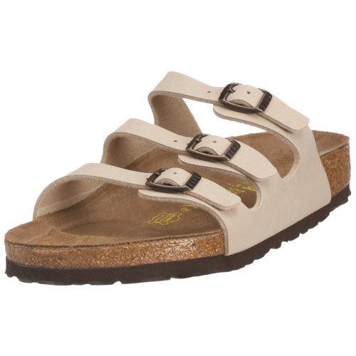 Birkenstock Florida Birko-Flor, Style-No. 54261, Women Clogs, Ice Nubuk, EU 39, normal width