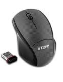 iHome by Lifeworks Technology Wireless Optical Netbook Mouse (Carbon)(IH-M186OC)