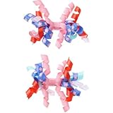 ジンボリー GYMBOREE/ カーリーリボンクリップ2パック コーラル 小物ジュエリー・ヘアーアクセサリー OneSize【並行輸入】