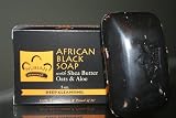 24 Pack of African Black Soap with Shea Butter, Oats & Aloe 24 Pack of African Black Soap with Shea Butter, Oats & Aloe