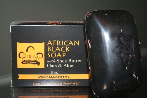 24 Pack of African Black Soap with Shea Butter, Oats & Aloe 24 Pack of African Black Soap with Shea Butter, Oats & Aloe