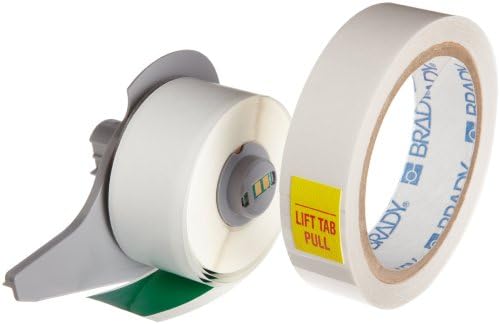 Brady ToughStripe 142150 BMP71 50' Length, 1" Width, B-483 Polyester, Green Labels With Overlaminate