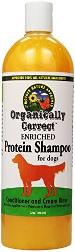 Organically Correct Dog and Cat Protein Shampoo, 32-Ounce