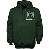 NCAA Hawaii Warriors Green Keen Hoody Sweatshirt