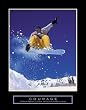 Courage - Snowboarder, Motivational Poster