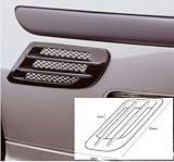 E-Tech Bd-34631Bk-1 Black Mercedes Type Car Air Vents