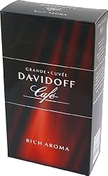 "RICH AROMA" (Ground Coffee) "GERMANY", Packaged in Cardboard Carton in Airtight Pouch, 250g. "Davidoff"