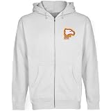 NCAA Winthrop Eagles White Logo Applique Midweight Full Zip Hoody