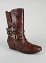 Hidden Wedge Buckle Boot