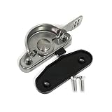 ハイロジック:YKK 大用 窓補助錠 YK-1022 R ステンレス 00094043 ×5セット