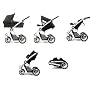 Mutsy Transporter Stroller w/Bassinet Black -
