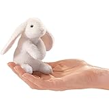 Folkmanis Mini Lop Earred Rabbit Finger Puppet