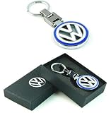 VW Blue/White Logo High Quality Keychain with Box