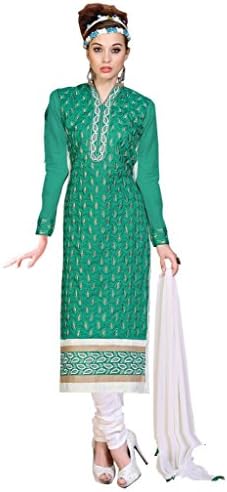 Mayloz Unstitched Chanderi Silk Embroidered Salwar Kameez M318-4810