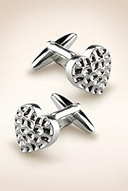 Metal Heart Cufflinks