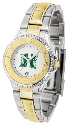 Hawaii Warriors UH NCAA Womens Competitor Two-Tone Watch