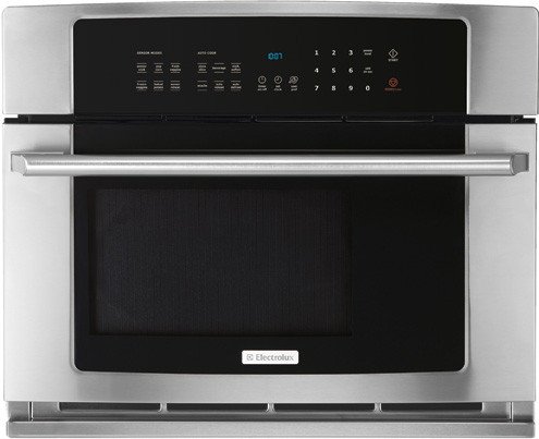 Electrolux EW27MO55HS 27″ Built-in Drop Down Door Microwave Oven with 1.5 cu. ft. Capacity, 900 Cooking Watts, 11 Power Levels, Sensor/Auto/Multi-Stage Cooking and Wave-Touch Electronic Controls