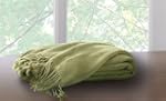 Marcini Bamboo Fiber Cotton Throw Bla...