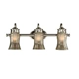 Uttermost Braden Black Nickel Three-Light Bath Fixture