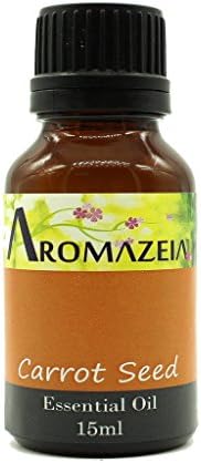 Aromazeia 100% Pure Carrotseed Essential Oil- Undiluted- Ideal For Aromatherapy 15ml