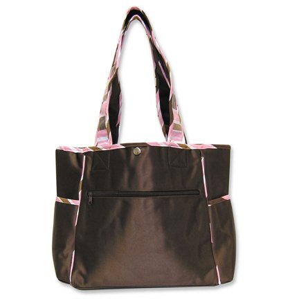 MAYA STRIPE TULIP TOTE DIAPER BAGS