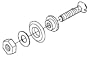 Crain Carpet Scoring Wheel Assy. #400