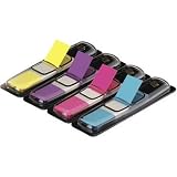 3M Post-it(R) Smaller-Size Flags, Bright Colors, Pack Of 4 Colors