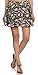 Simplicity Women's Floral Print Flared A-Line Pleated Short Skirt
