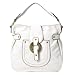 Valentino Off-White Brass Ring Hobo Shoulder Handbag