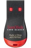 SanDisk SDDR-121-A11M MobileMate Micro Memory Card Reader (Red/Black)