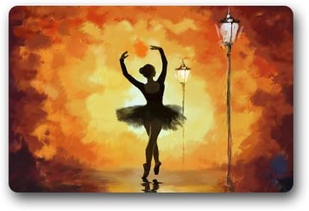 Mayers Special Design Ballet Dancer Art Painted Doormats Door Mat 23.6"(L)x15.7"(W),3/16"