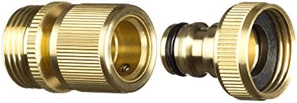 EasyConnect Hose4ProsTM Quick Release Garden Hose Connector in Solid Brass. Just snap your hose onto the garden faucet or your hose accessories with this solid