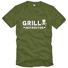 GRILL INSTRUCTOR T-Shirt - Gr. S M L XL XXL - Die Geschenkidee f�r den Grillgott