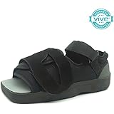 Post Op Shoe By Vive - Lightweight Post Op Boot w/ Adjustable Velcro Straps - Durable Foot Cast For Post Surgery Support - Medical Boot Reduces Swelling, Cramping, & Soreness - Vive Guarantee (Medium)