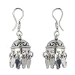 Ear Rings Silver Jewelry for Women Size: 1.75 inches