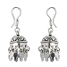 Ear Rings Silver Jewelry for Women 1.75 inches