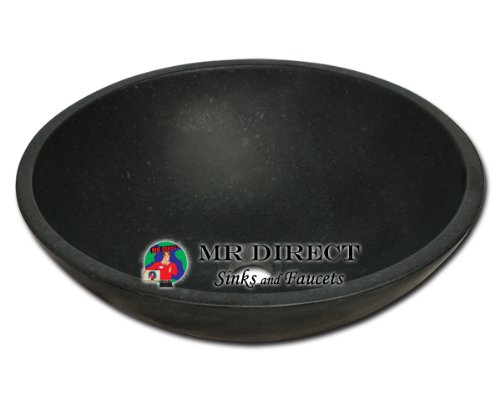 Honed Basalt Vessel Stone Sink