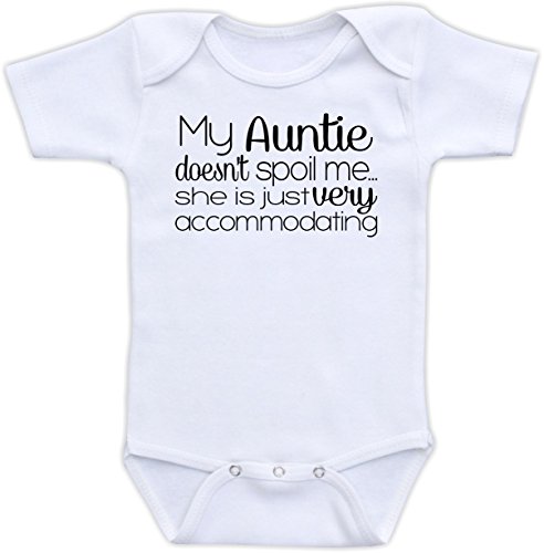 My Auntie Doesn't Spoil Me - Funny Baby Onesie (0-3M)