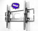 Silver Tilting Wall Mount Bracket for Hitachi P42H401 Plasma 42 inch HDTV TV