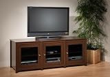 Santino Plasma / LCD TV Console with 3 Glass Doors in Espresso 41q kyF7LhL. SL160 Santino Plasma / LCD TV Console with 3 Glass Doors in Espresso
