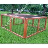 Collapsible Wooden Rabbit and Guinea Pig Run