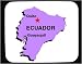 Mouse Pad with map, guayaquil, vector