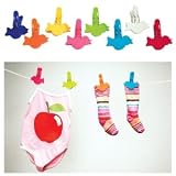 Dci Bird Clips, Set Of 16, Assorted Colors