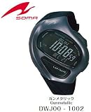 SOMA ソーマ ランニングウォッチ RunONE 300 AL ラージ DWJ00-1002 ガンメタリックの画像