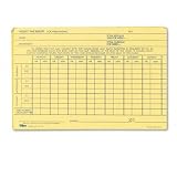 41q t29a6EL. SL160  Employee Time Report Card Weekly 6 x 4 100/Pack