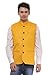 Routeen Yellow Casual Partywear Ethnic Modi Jacket for Mens RS.793.00