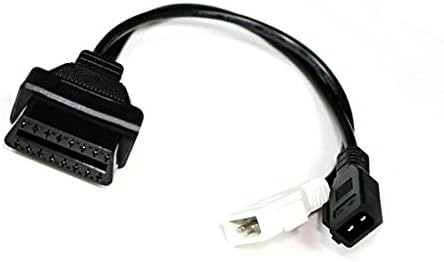 Guoke VAG KKL 2x2 to 16 Pin OBD 2 II Vag-com Diagnostic Adaptor Connector Cable for Audi Skoda VW