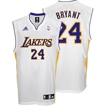 Kobe Bryant Jersey: adidas White Replica #24 Los Angeles Lakers Jersey