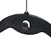 Prettyia Cascade Hangers Black Steel Swivel Hooks -Slim, Sturdy Saves You Extra Space - Set of 10