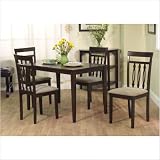 5-Piece Carson Dining Set in Espresso